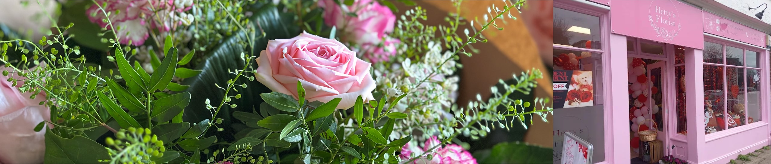 Seasonal bouquets from Hettys Florist And Gifts in Canterbury offering same-day delivery